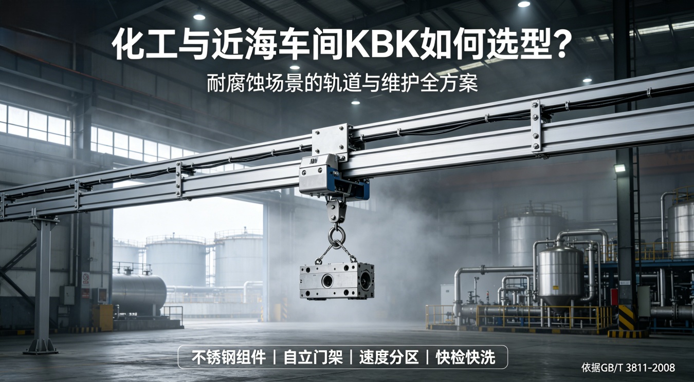 化工车间耐腐蚀KBK起重机选型图 化工车间耐腐蚀KBK起重机选型图