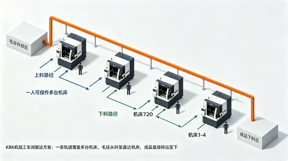 上海拓起KBK机床布局图 上海拓起KBK机床布局图