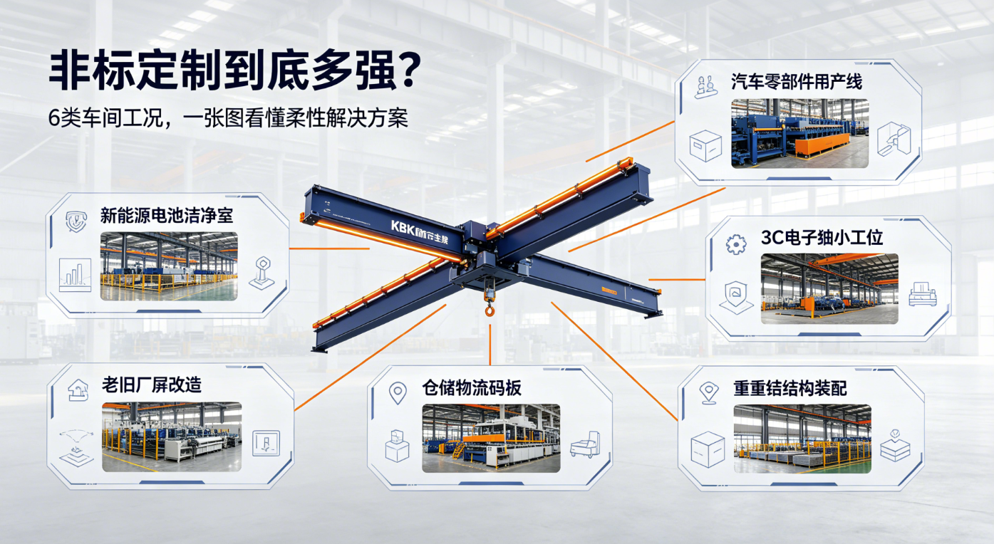 非标定制覆盖10+行业车间应用图