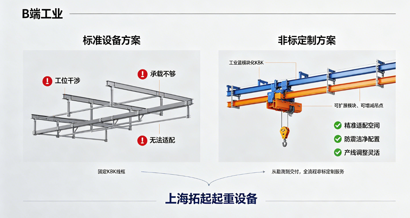 标准与定制化起重机方案对比图解