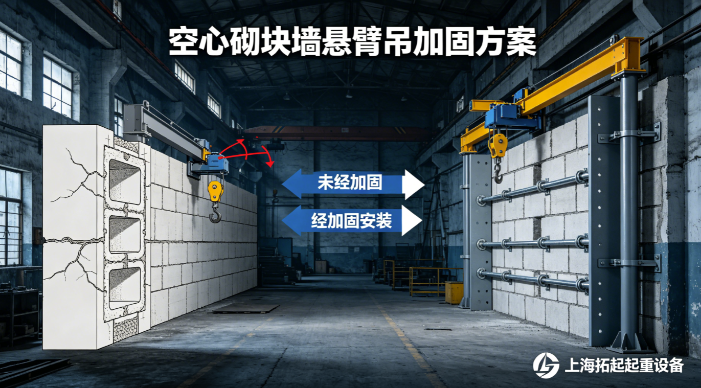 空心砌块墙悬臂吊加固方案封面图