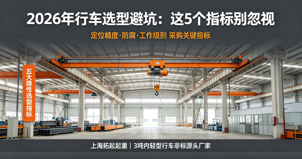 上海拓起起重行车选型避坑科普封面 上海拓起起重行车选型避坑科普封面