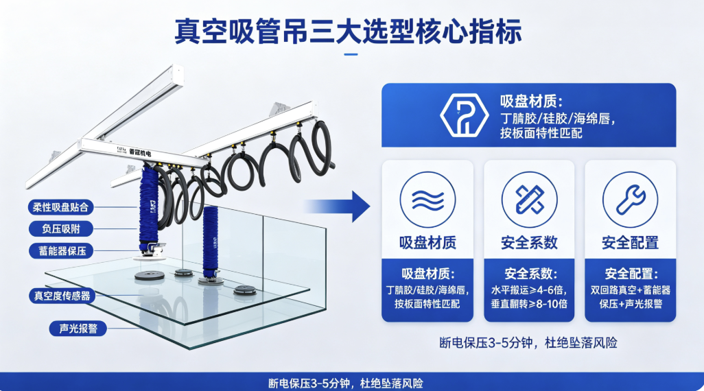 上海拓起起重真空吸管吊原理示意图